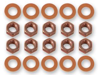68-73 DIFF HSG NUT/WASHERS RED