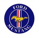 3" MUSTANG OVAL DECAL