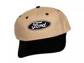 FORD HAT (OVAL LOGO) BK/TAN