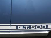67L-8 BLK SHELBY GT500 STRIPES