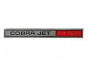 69-70 COBRA JET GT 500 DSH EMB